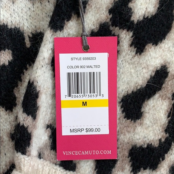 Vince Camuto Leopard Sweater - Picture 3 of 4